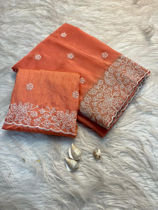 Pure Tussar Silk Saree