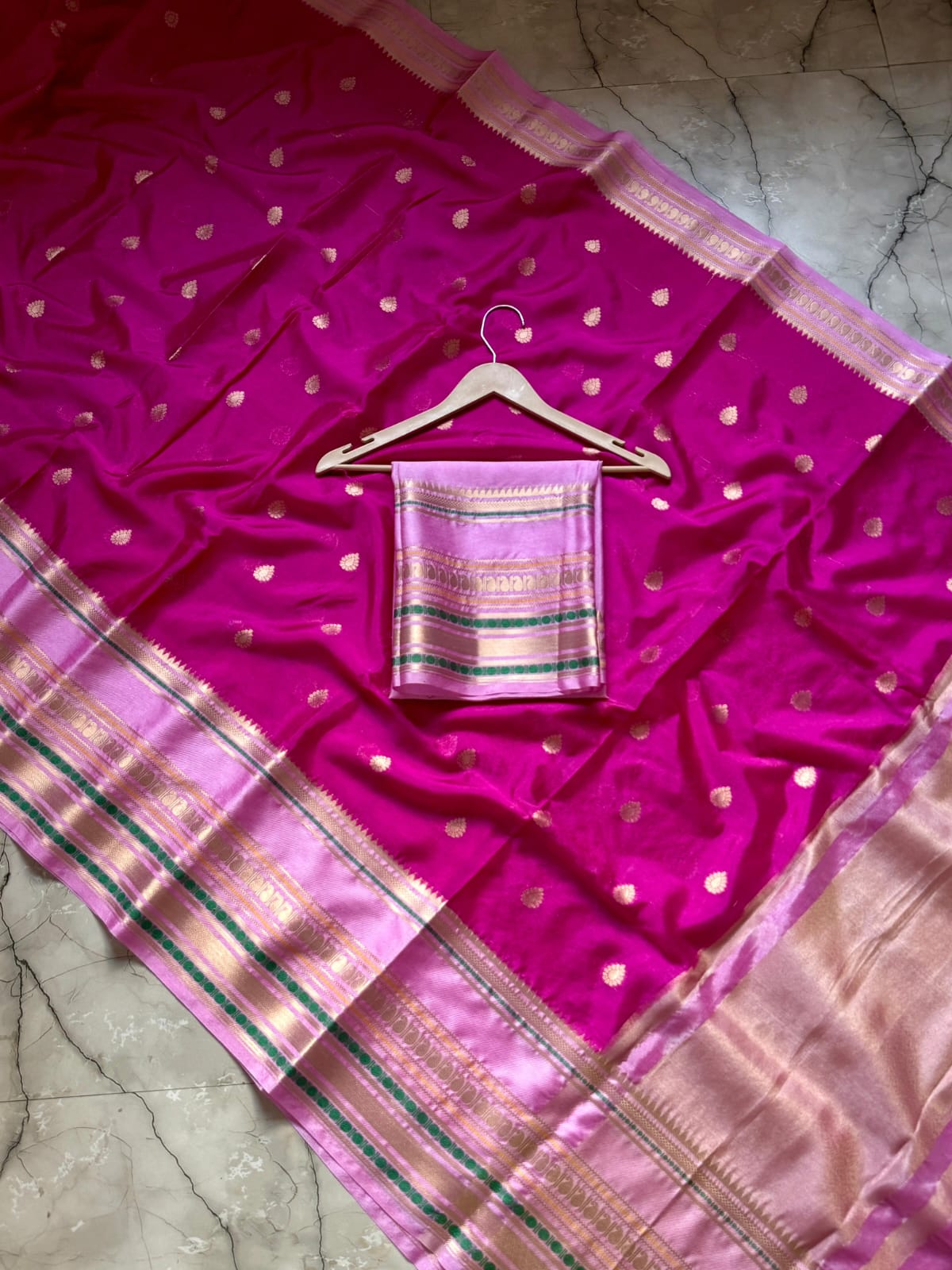 Banarasi Dyble Dupion Silk Saree