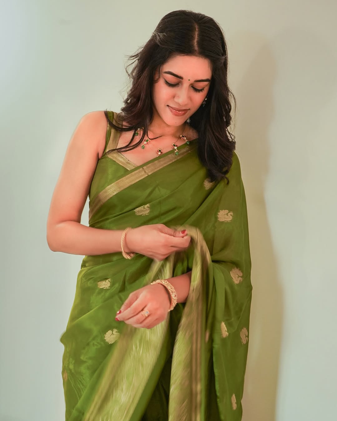 Mysore Silk Crepe Saree