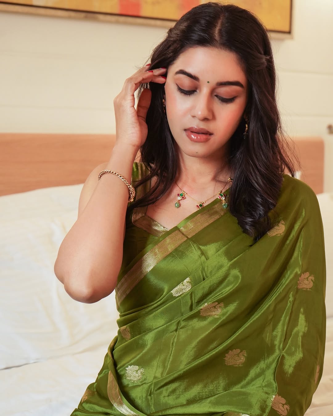 Mysore Silk Crepe Saree
