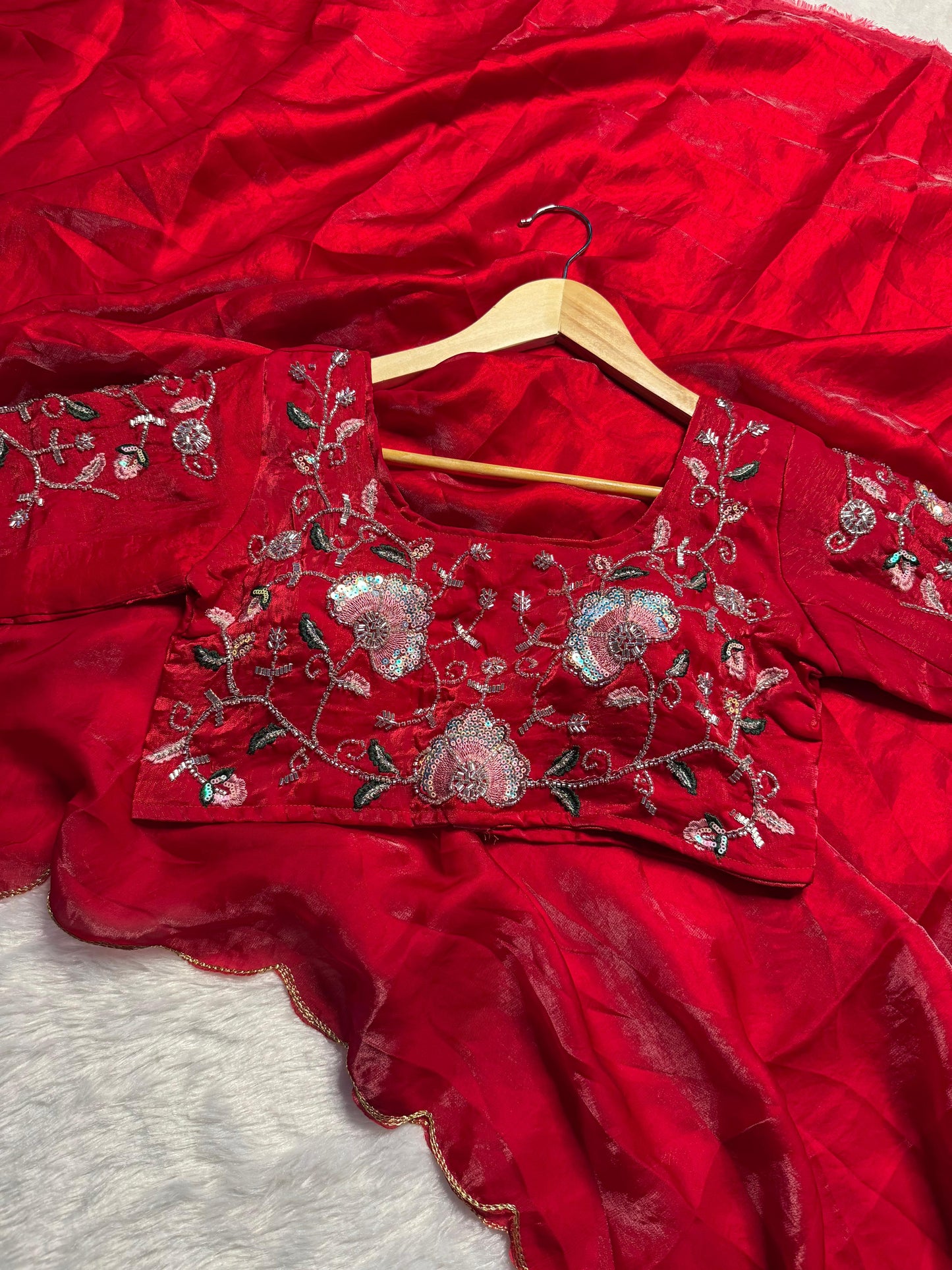 Fendy Satin Silk Saree