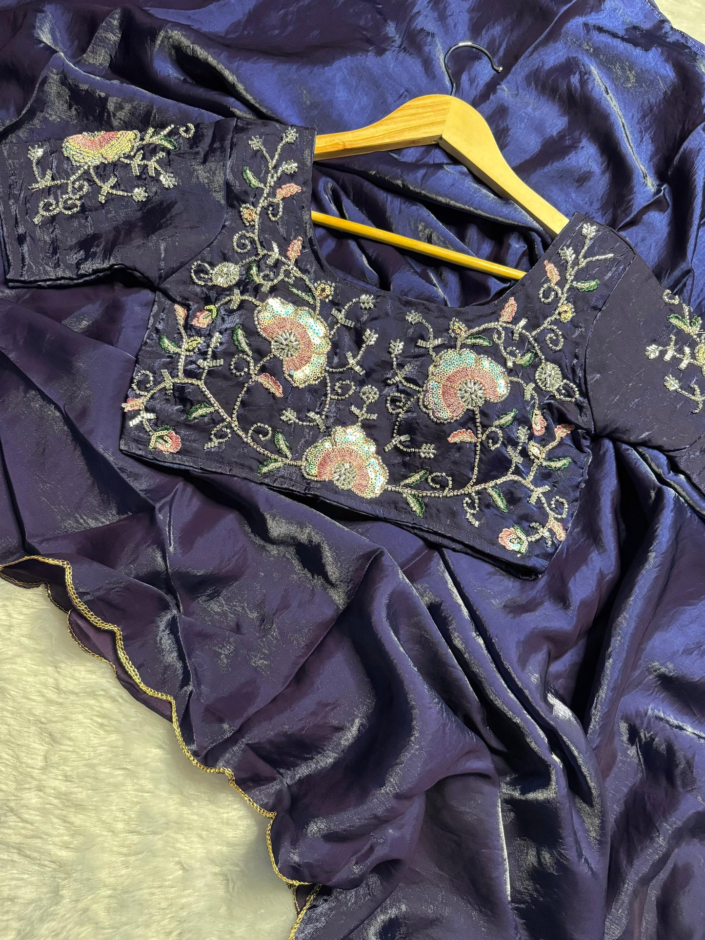 Fendy Satin Silk Saree