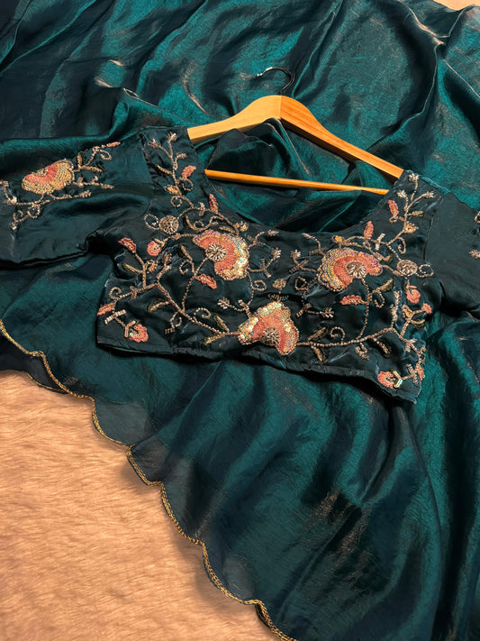 Fendy Satin Silk Saree