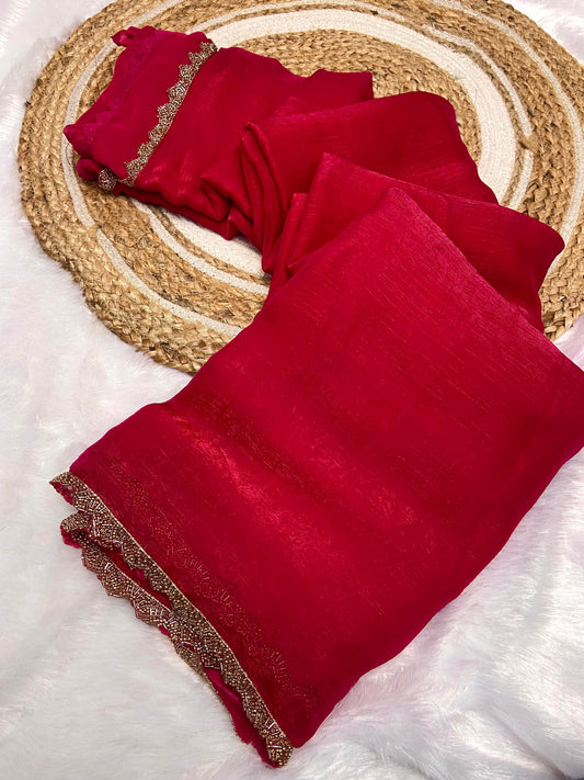 Premium Fandy Silk Saree
