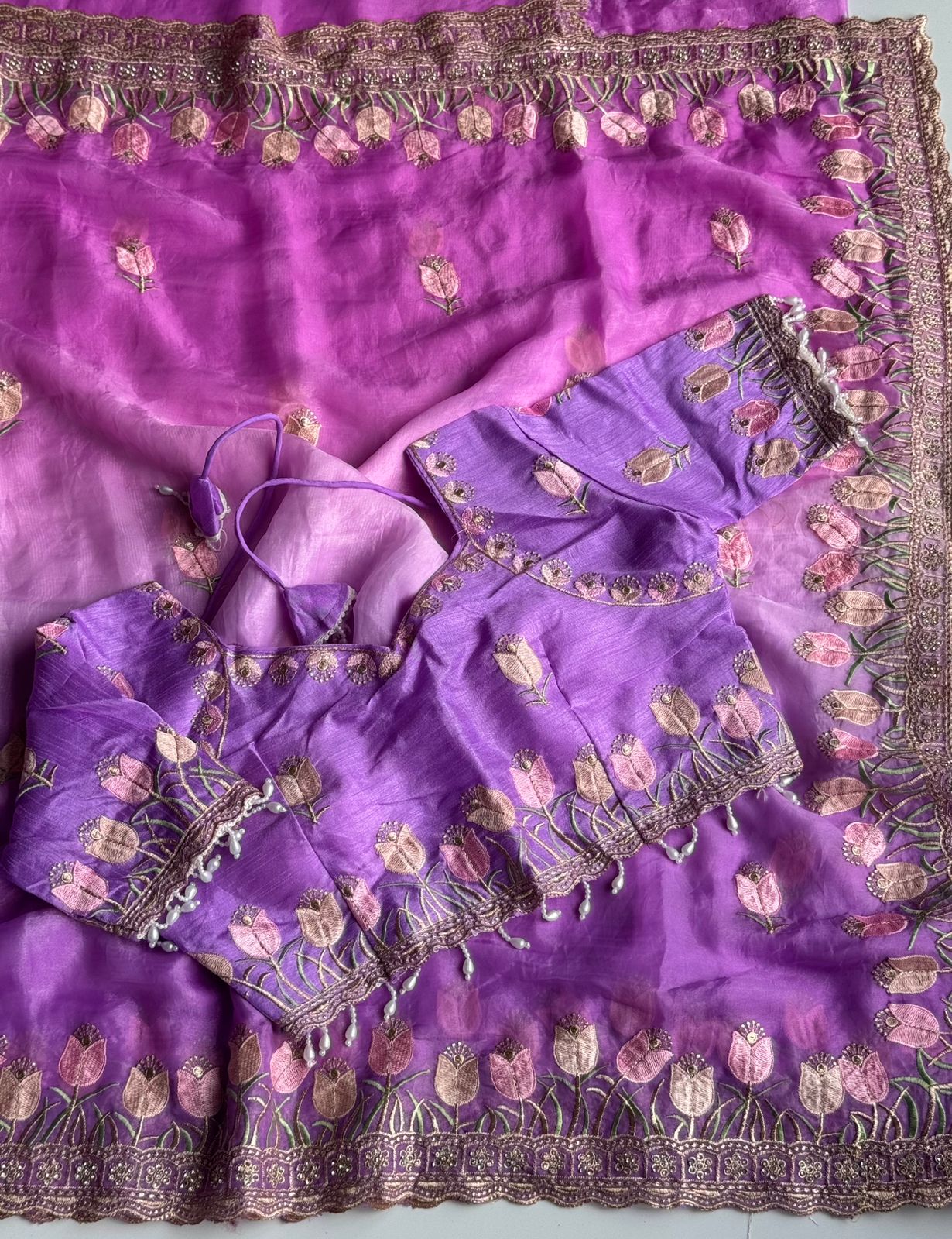 Pure Soft Fendy Padding Saree