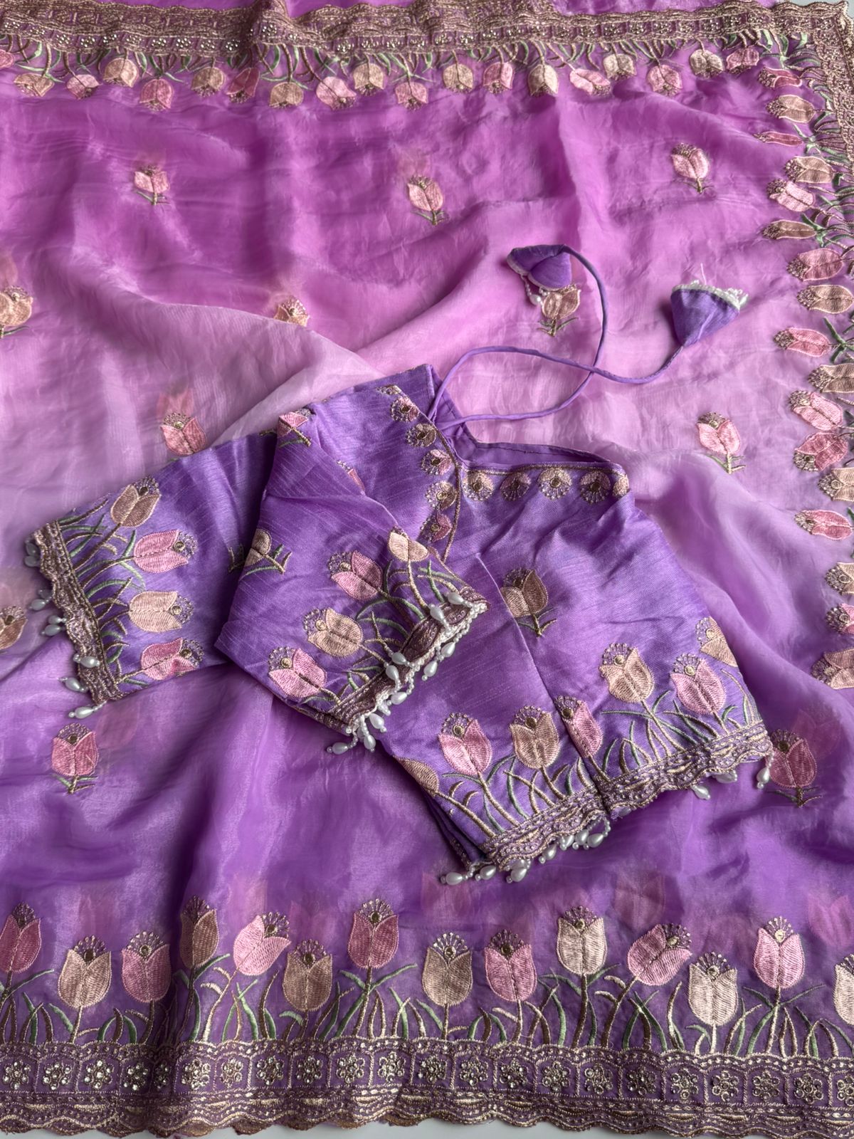 Pure Soft Fendy Padding Saree
