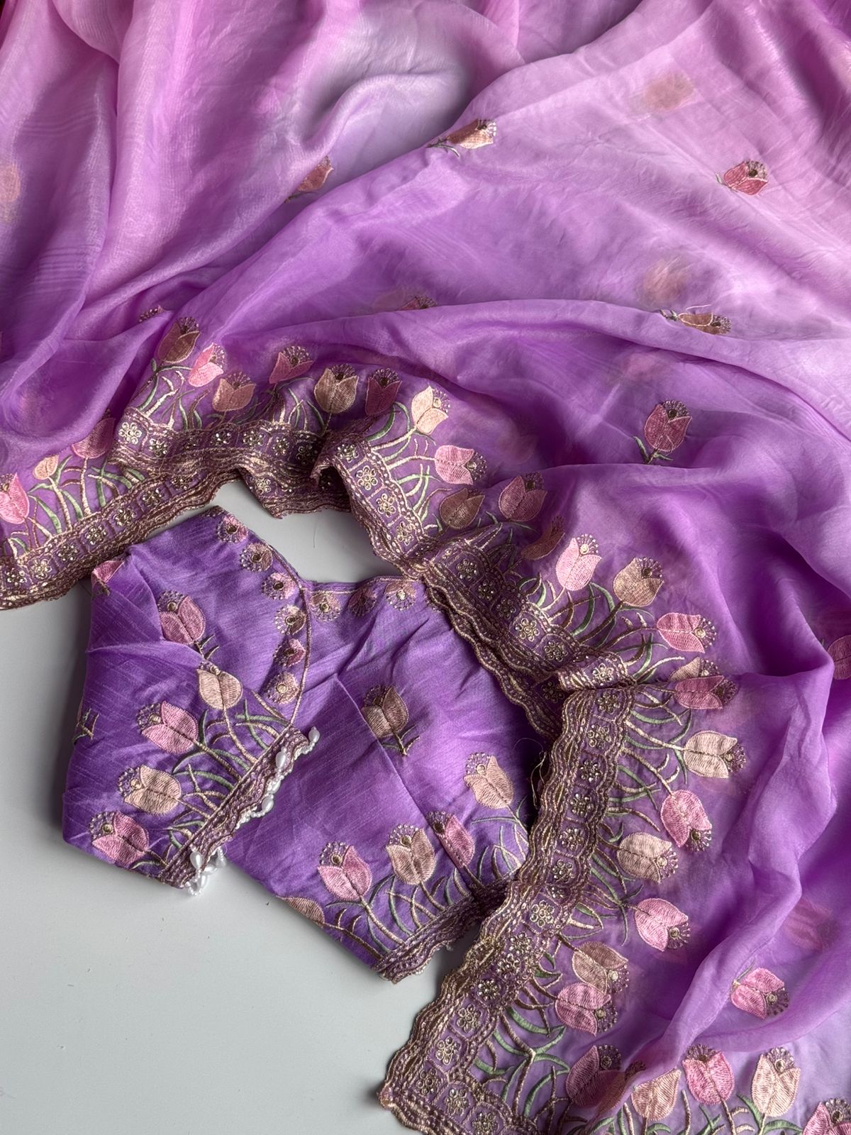 Pure Soft Fendy Padding Saree