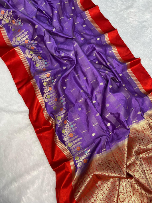 Banaras Raw Mango Silk Saree