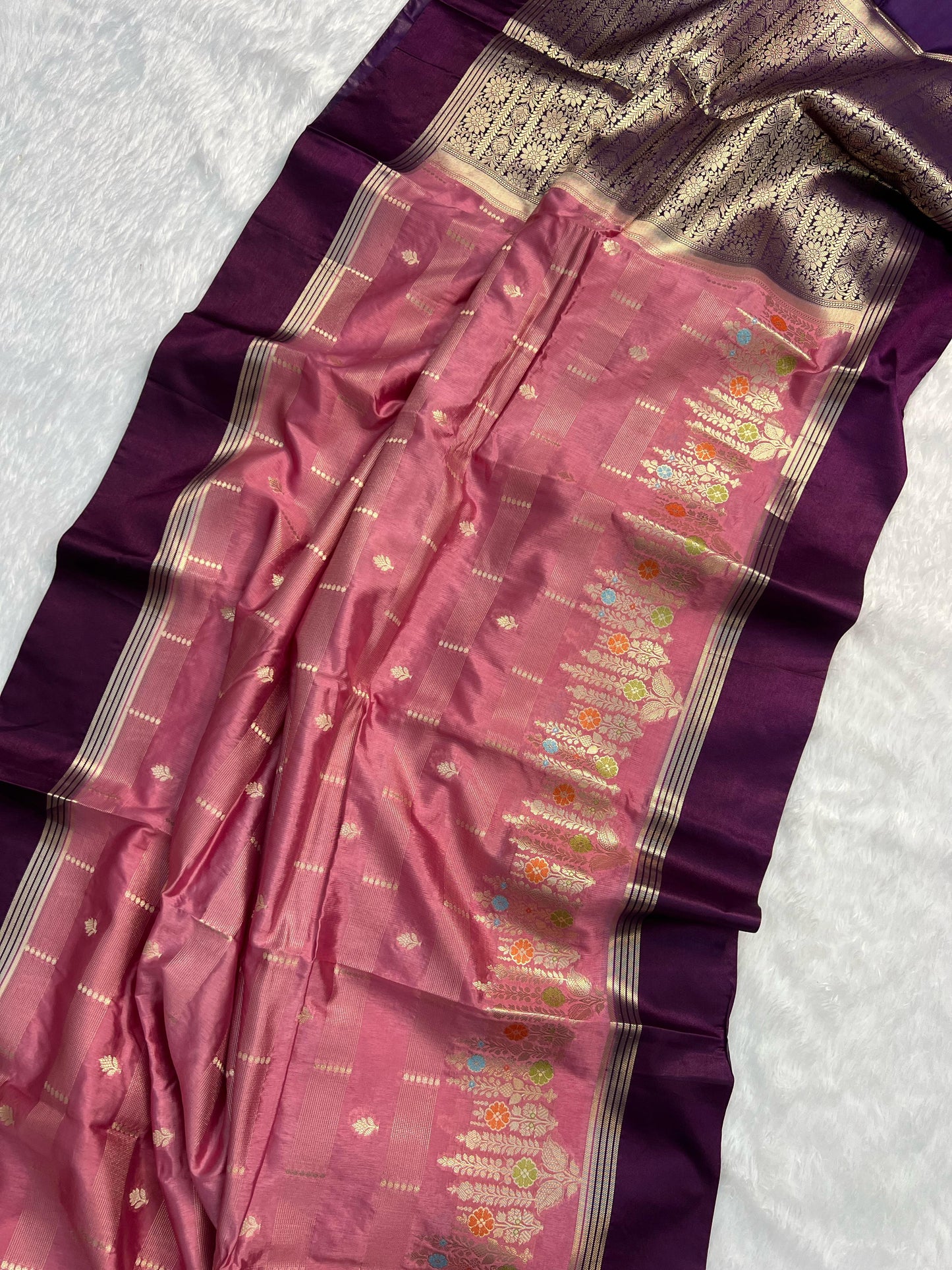 Banaras Raw Mango Silk Saree