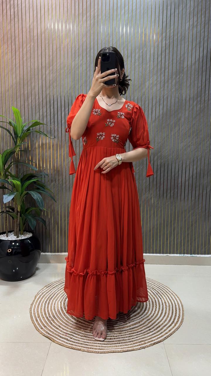 Fux Georgette Midi Dress