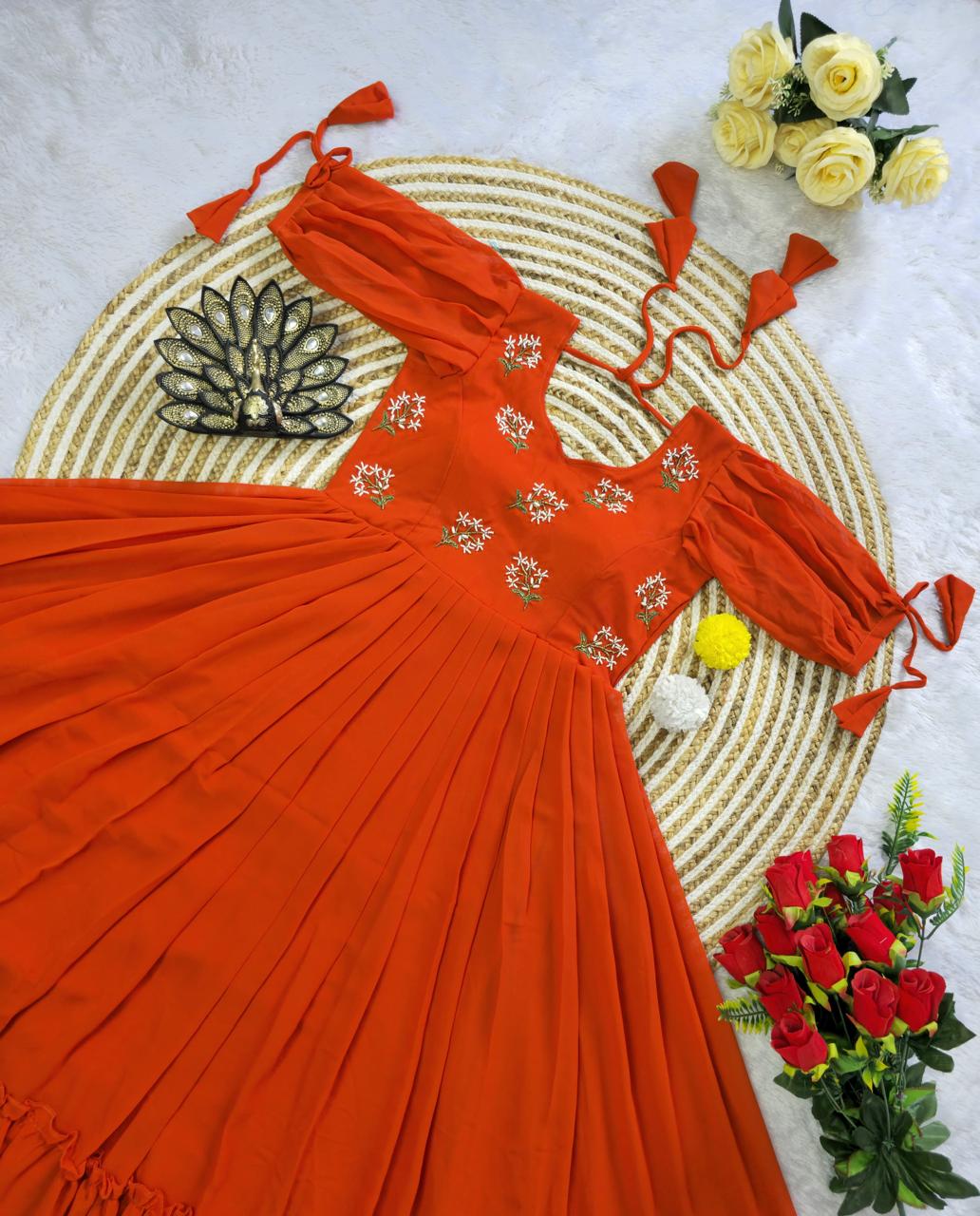 Fux Georgette Midi Dress