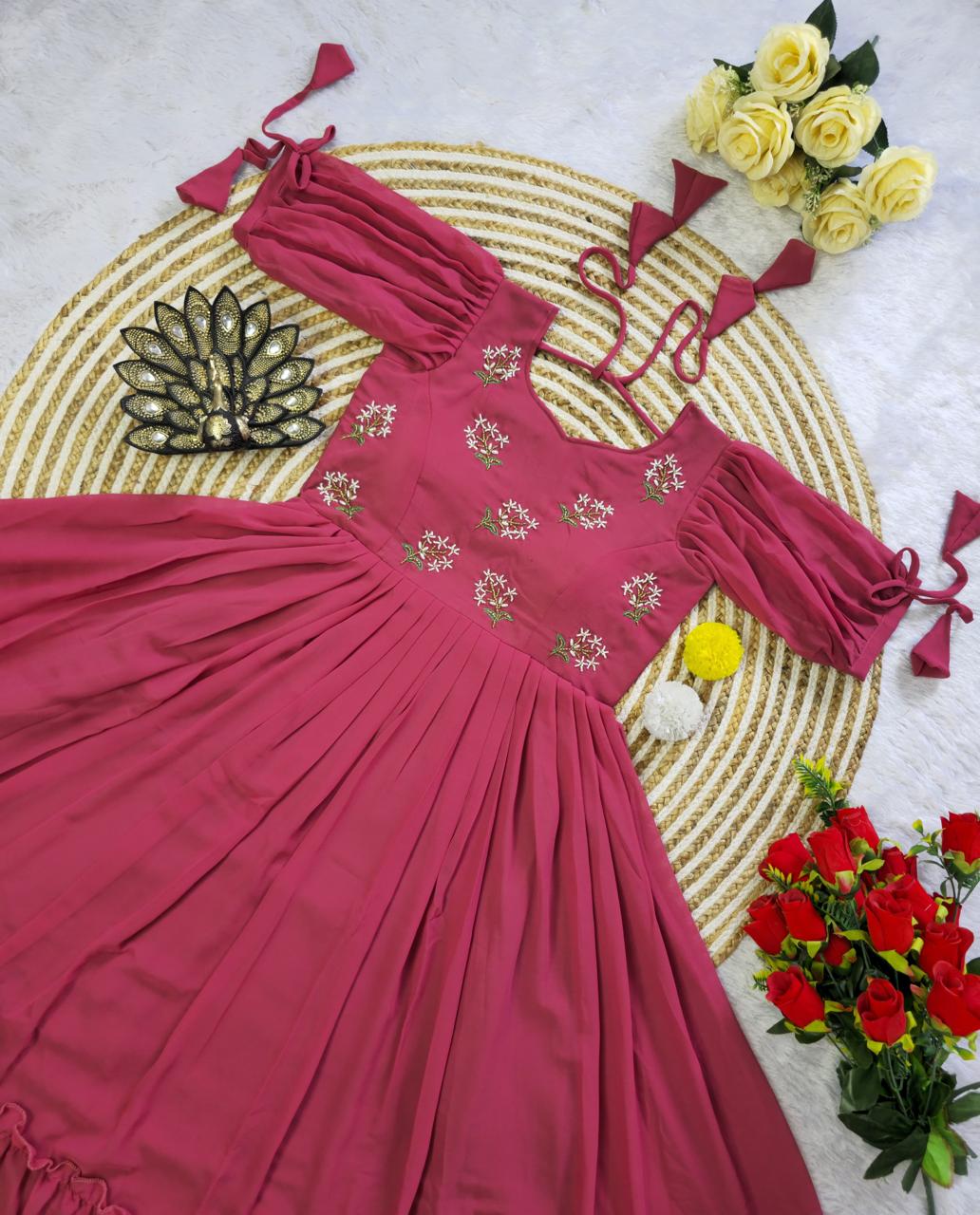 Fux Georgette Midi Dress