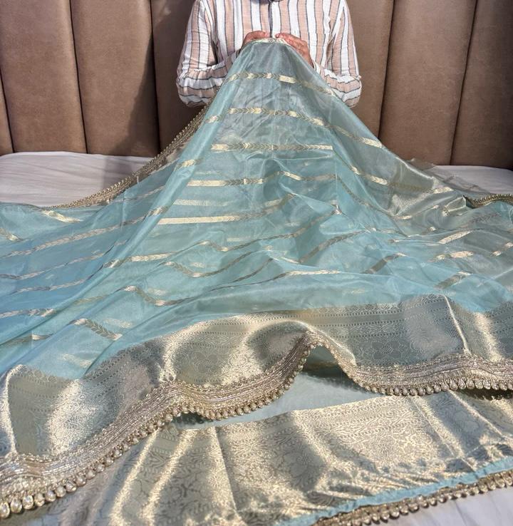 Organza Lace Saree Collection