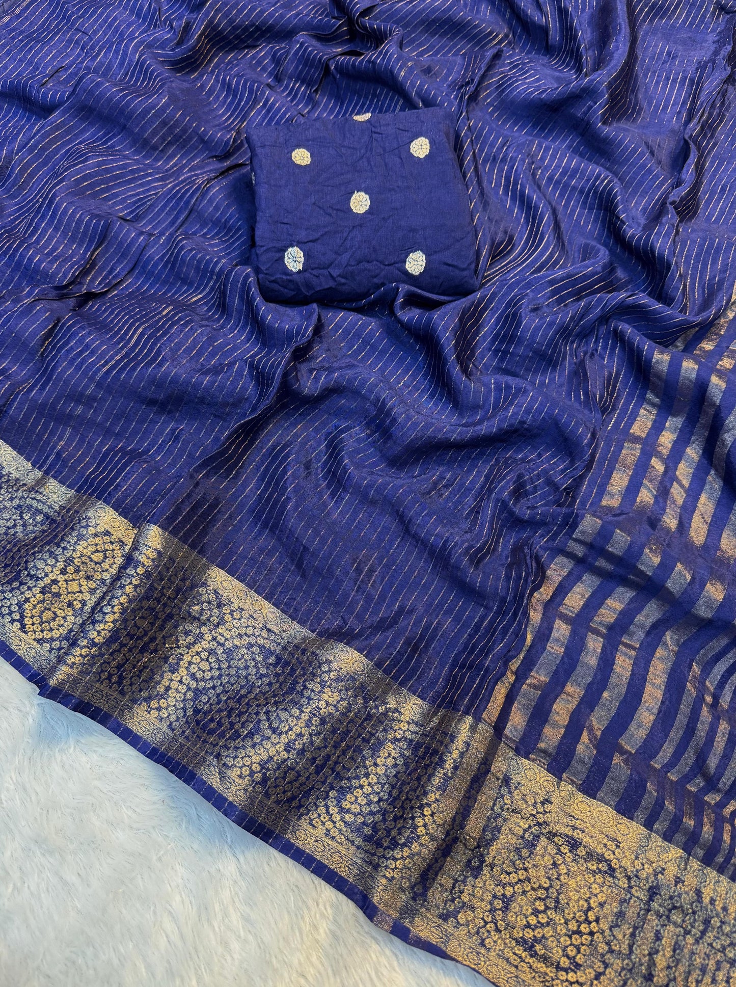 Pure Viscose Weaving Jacquard Saree