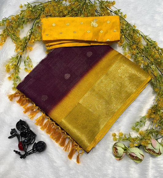 Beautiful Kolam Silk Sarees