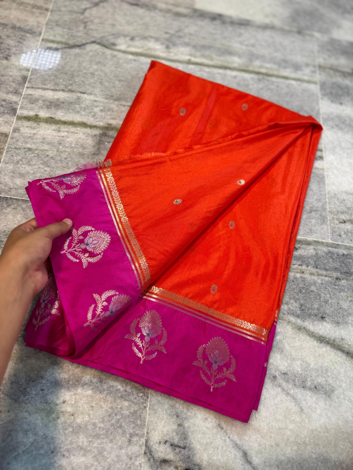 Banarasi Semi Dupion Warm Silk Saree