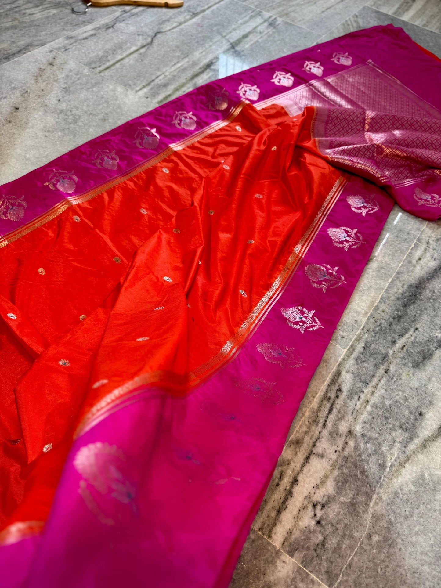 Banarasi Semi Dupion Warm Silk Saree