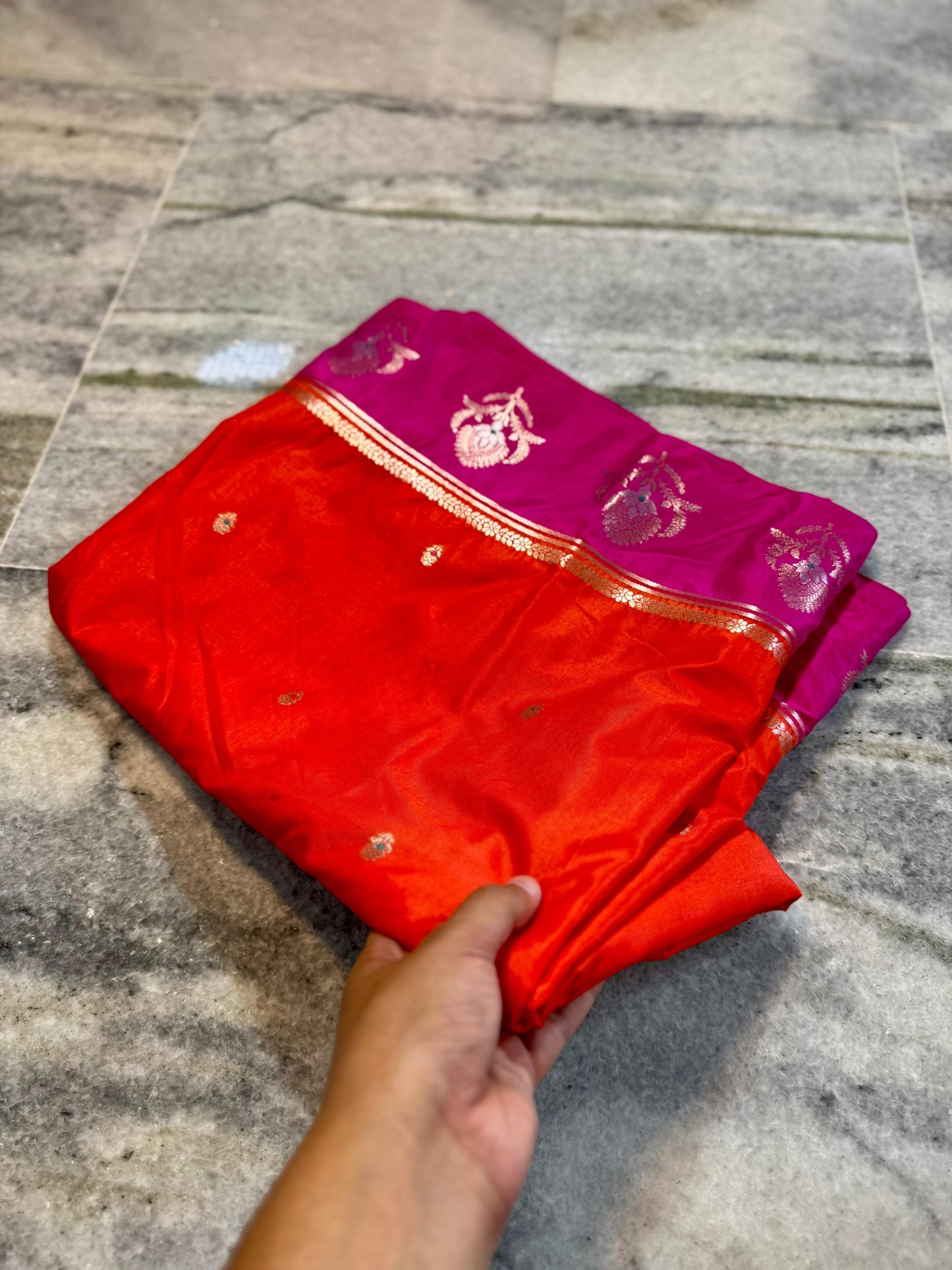 Banarasi Semi Dupion Warm Silk Saree