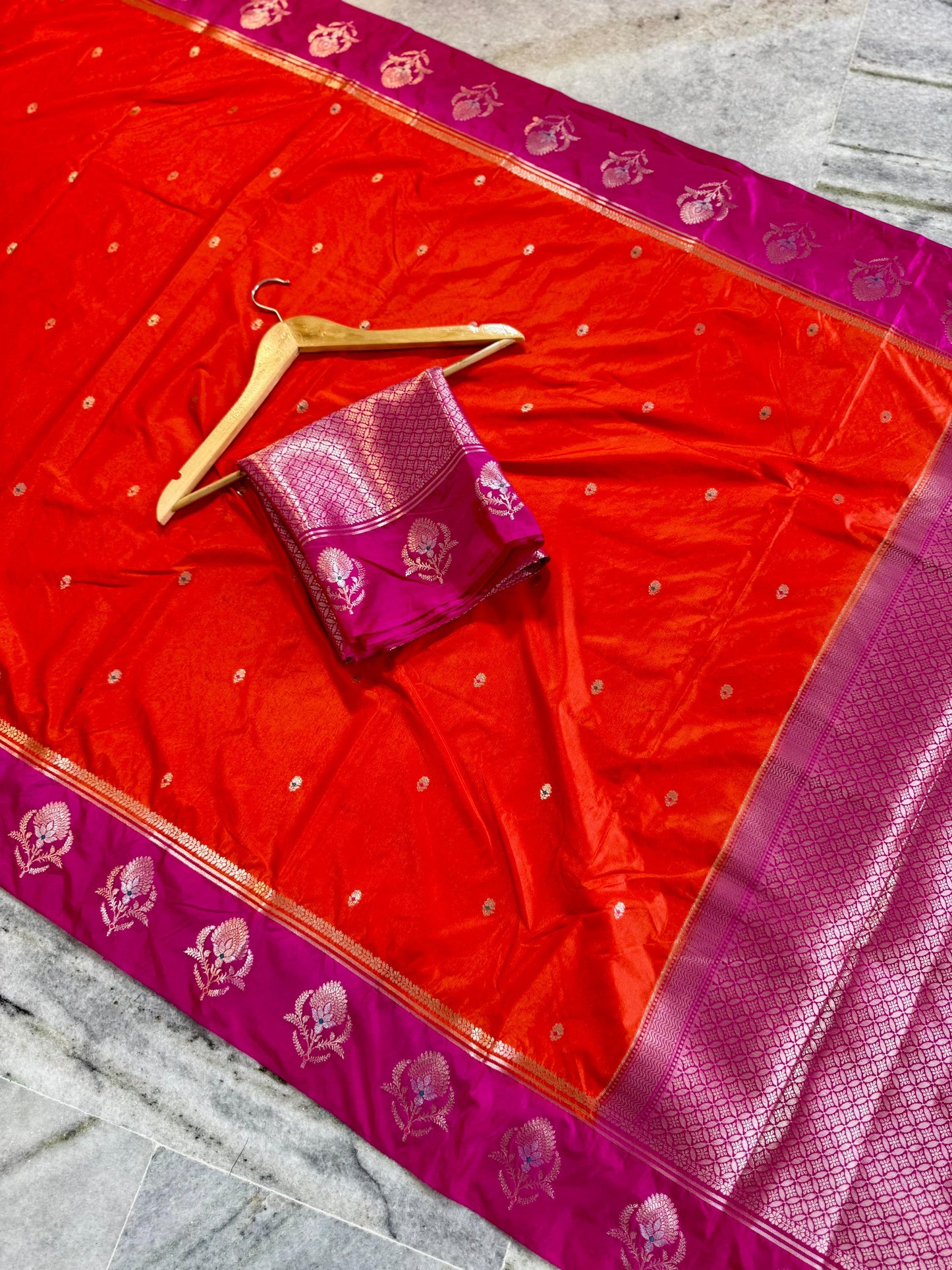 Banarasi Semi Dupion Warm Silk Saree