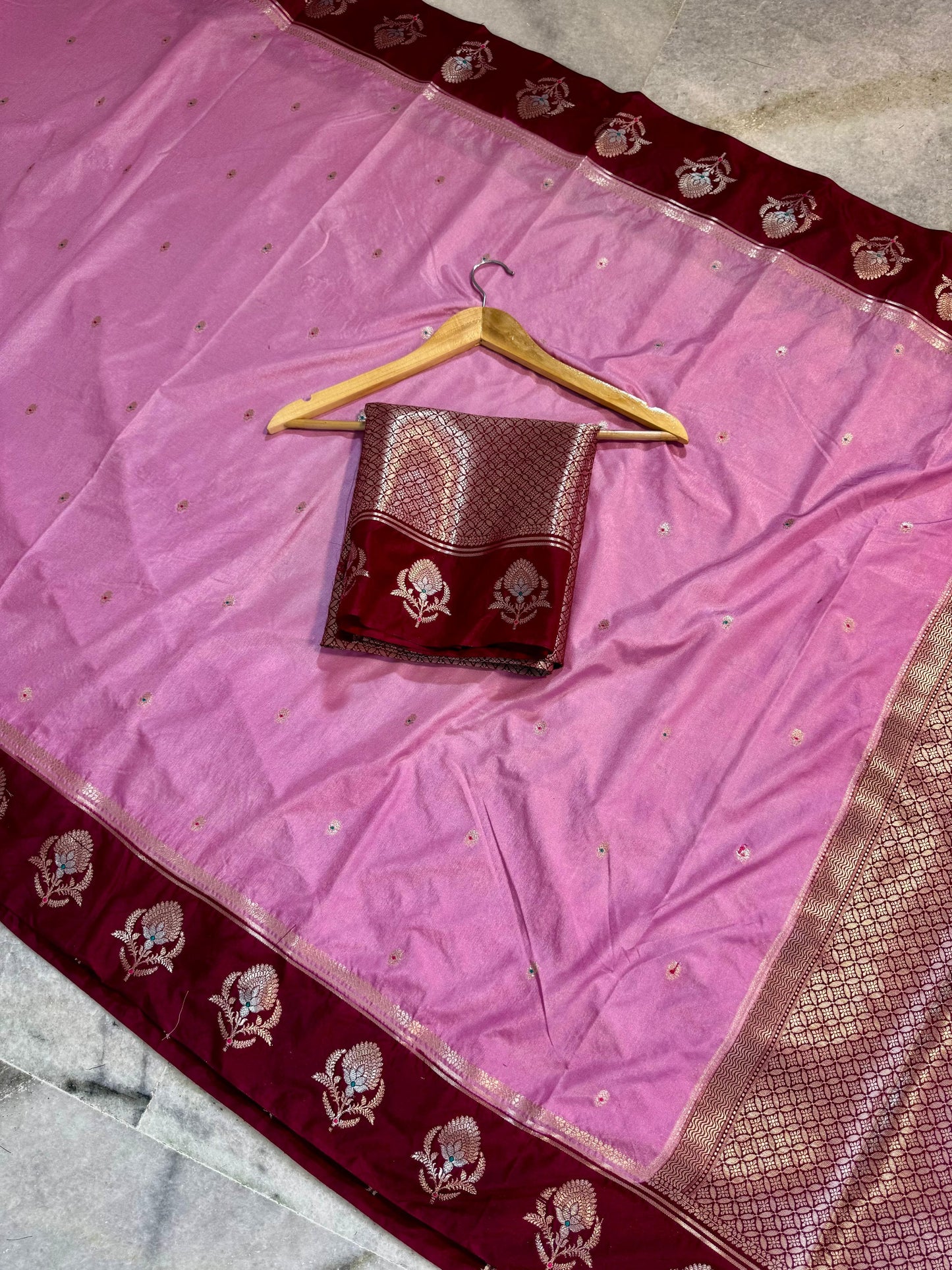 Banarasi Semi Dupion Warm Silk Saree