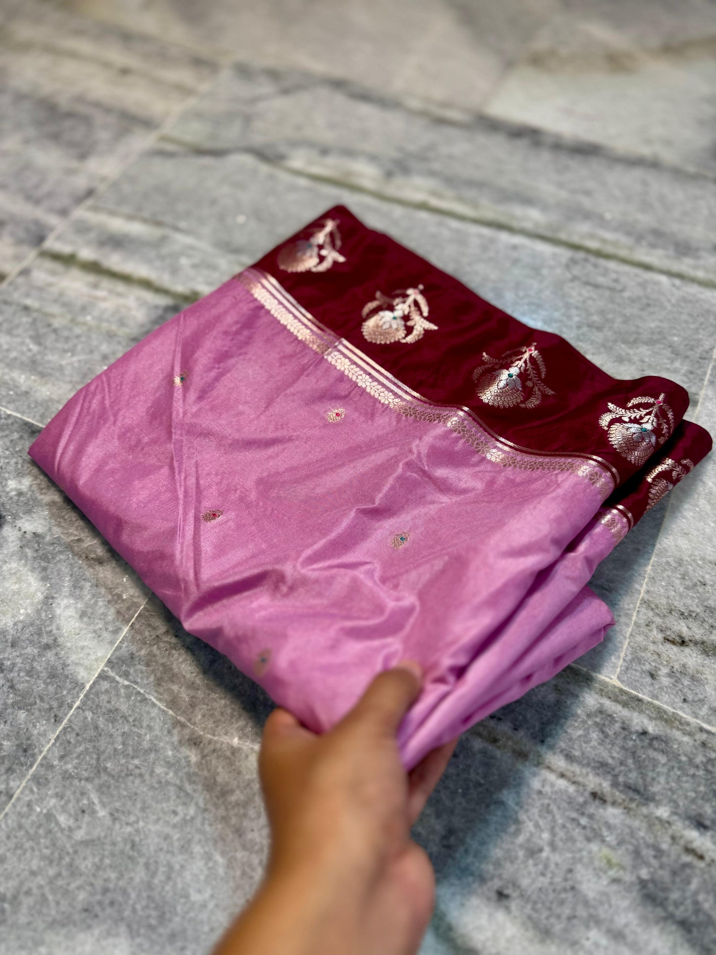 Banarasi Semi Dupion Warm Silk Saree