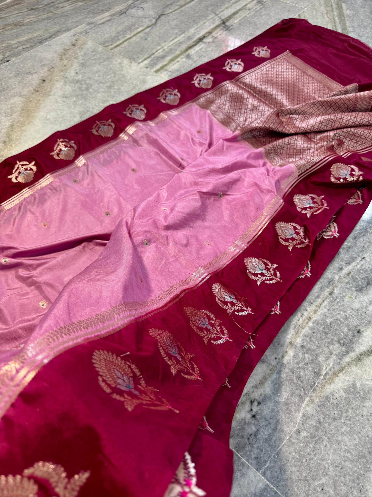 Banarasi Semi Dupion Warm Silk Saree