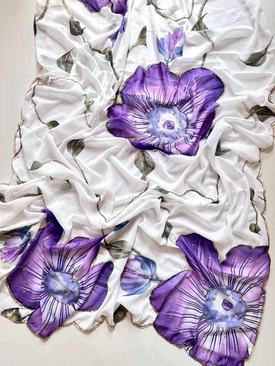 Tulips Saree