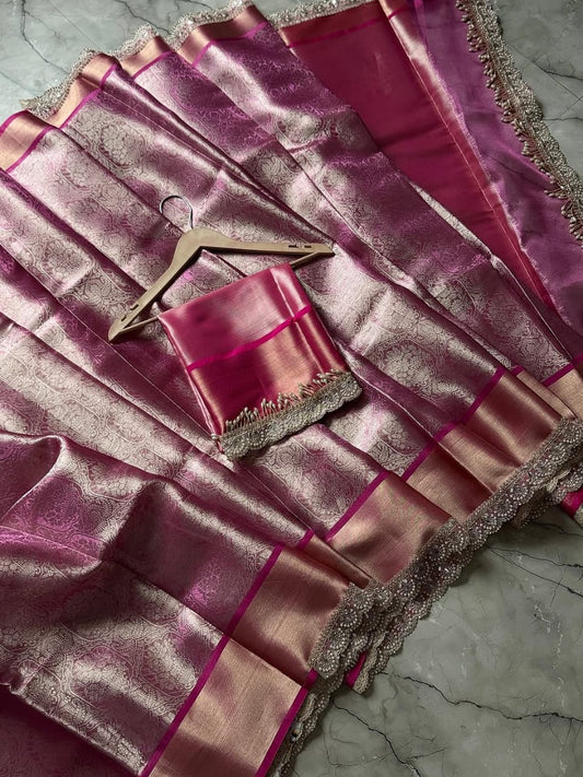 Banarasi Handloom Soft Kanchipuram Silk Saree