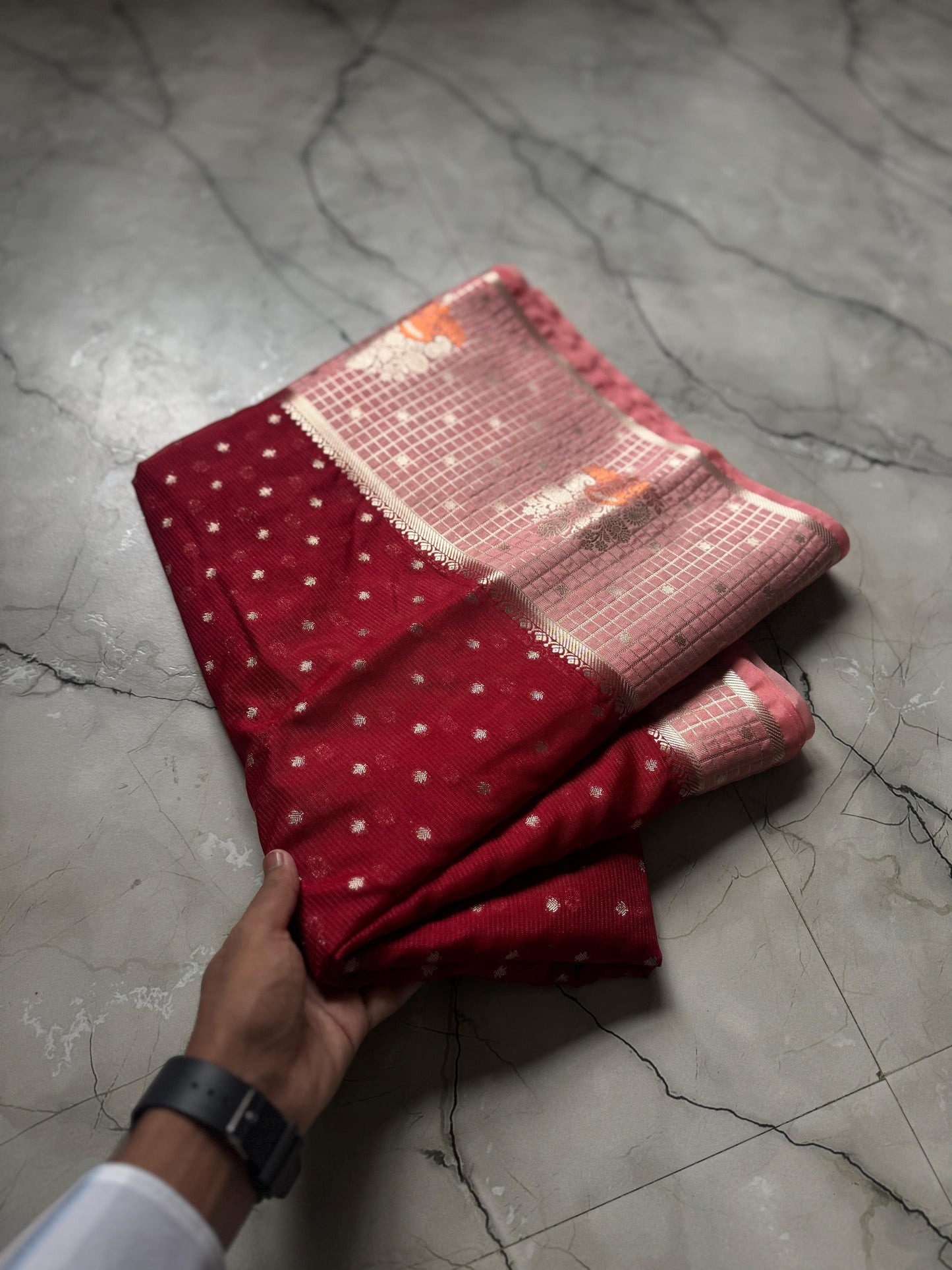 Banarasi Semi-Georgette Silk Saree