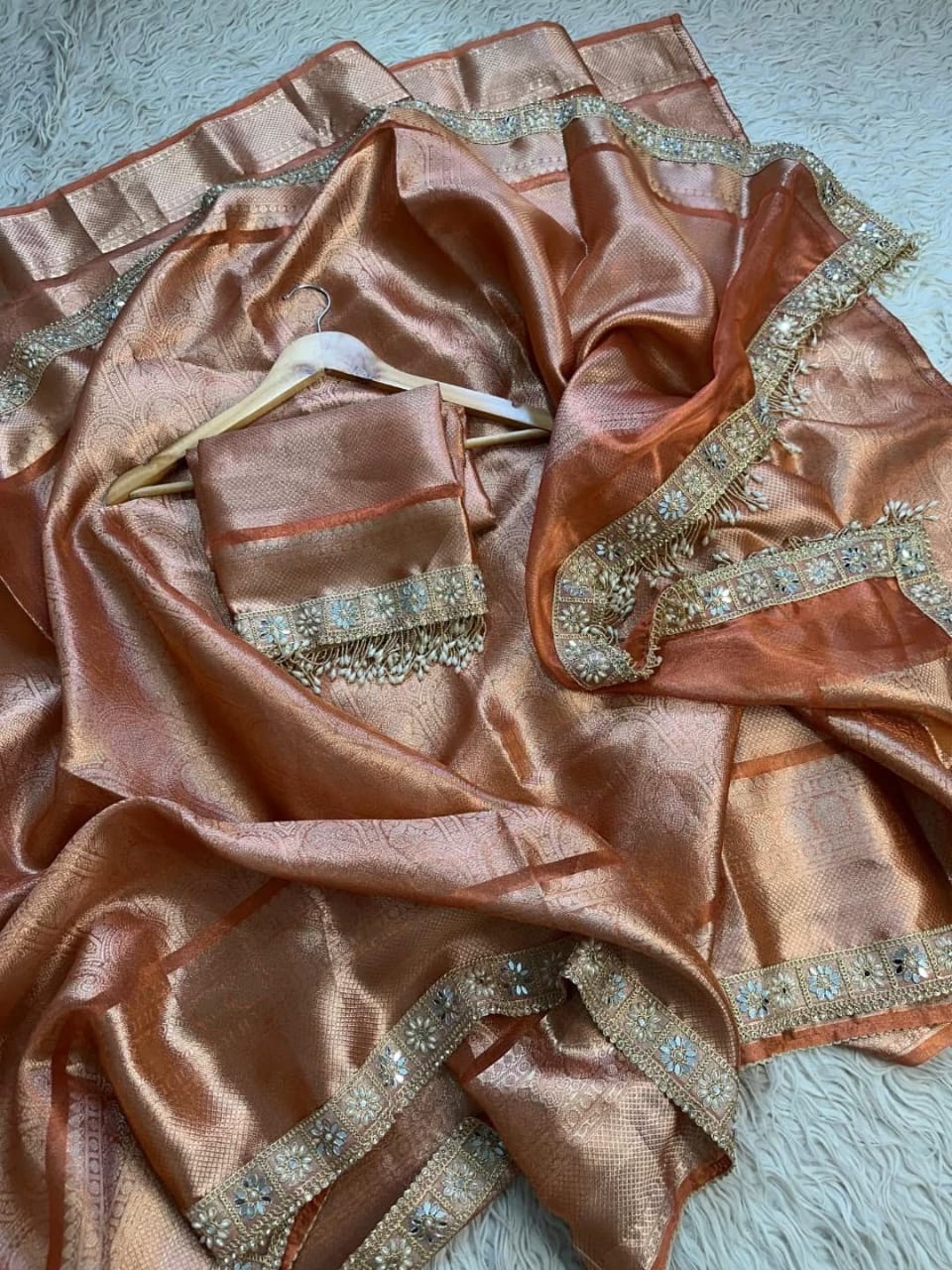 Kanjivaram Bridal Tissue Silk Saree