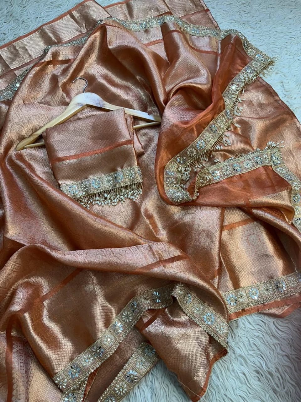 Kanjivaram Bridal Tissue Silk Saree