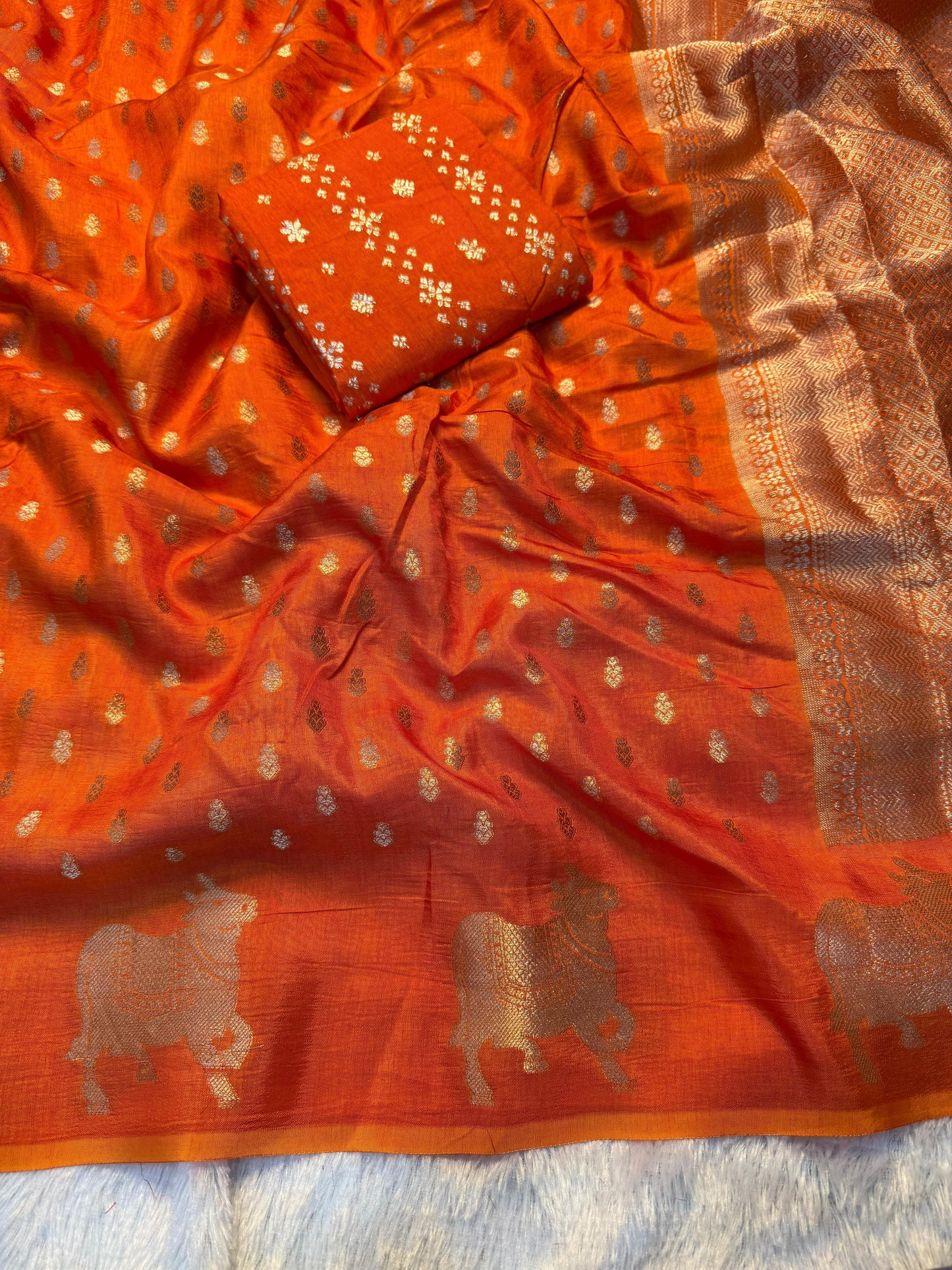 Pure Soft Viscose Dola Crepe Silk Saree