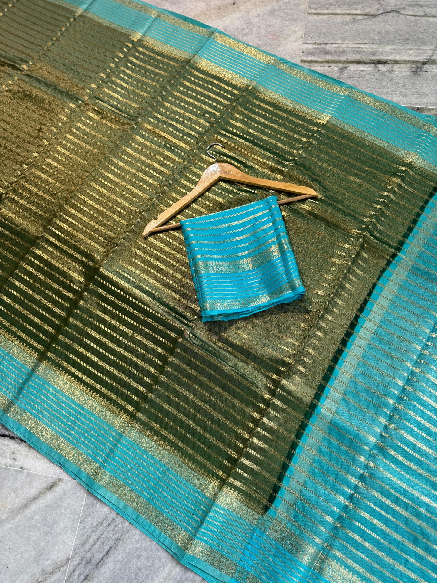 Banarasi Handloom Soft Tissue Katan Saree