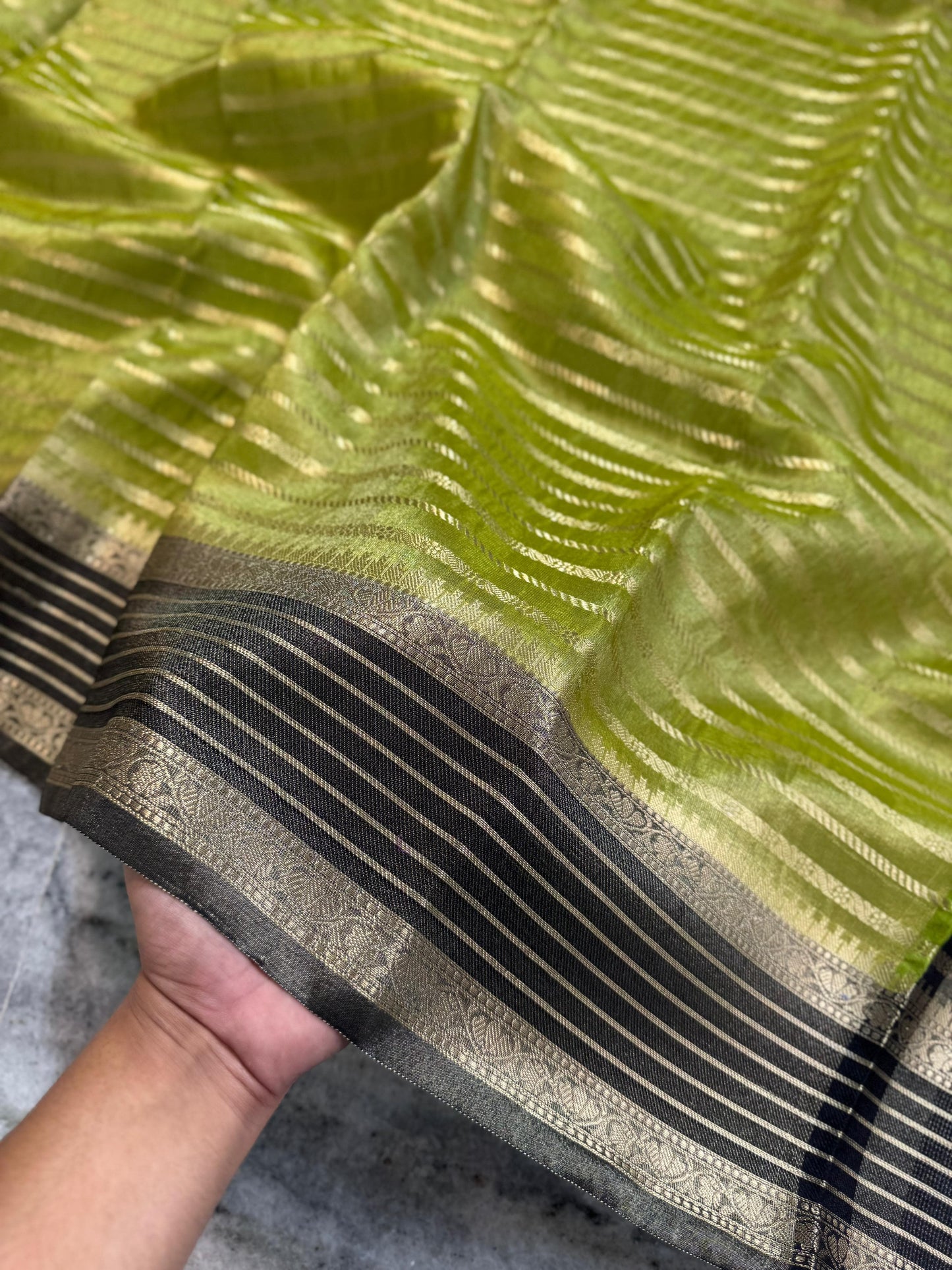 Banarasi Handloom Soft Tissue Katan Saree