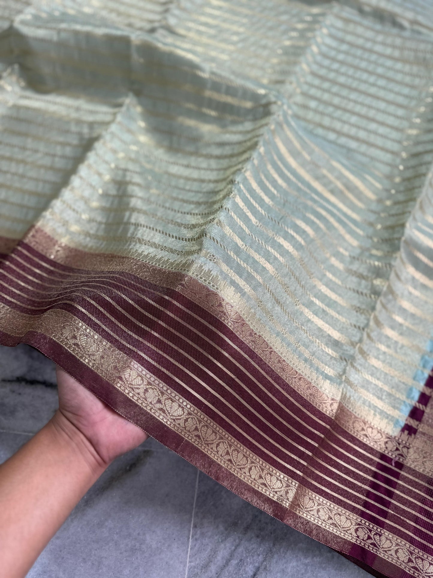 Banarasi Handloom Soft Tissue Katan Saree
