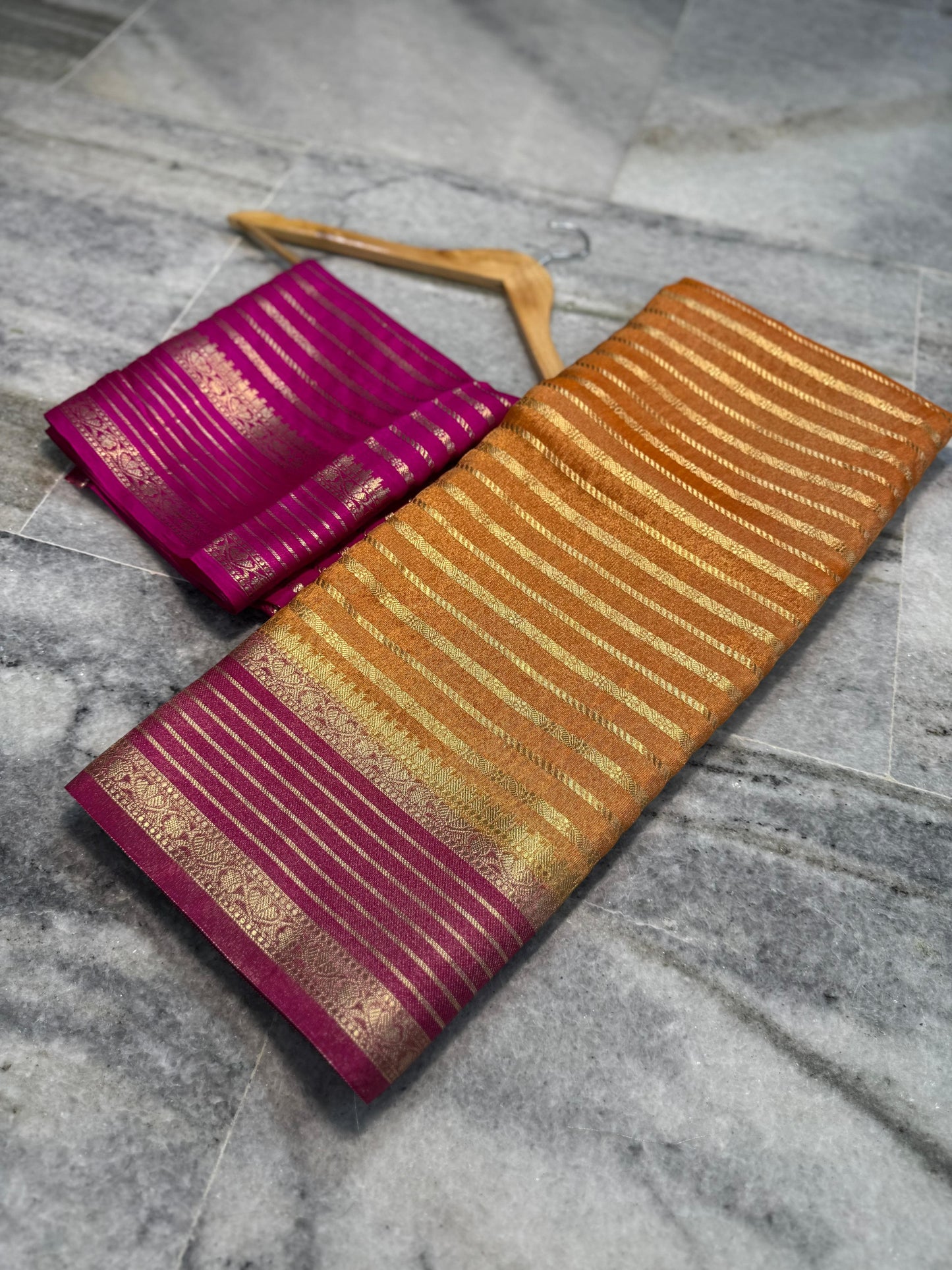 Banarasi Handloom Soft Tissue Katan Saree
