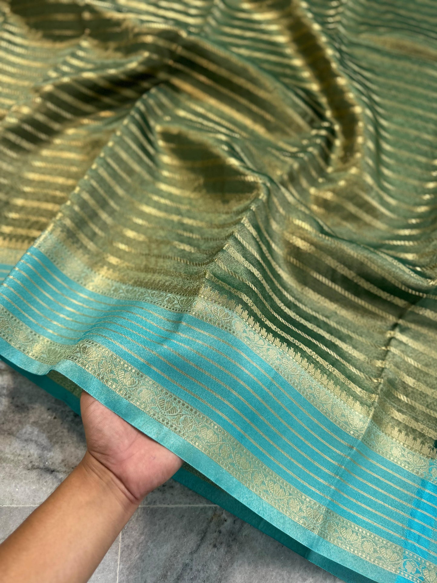 Banarasi Handloom Soft Tissue Katan Saree