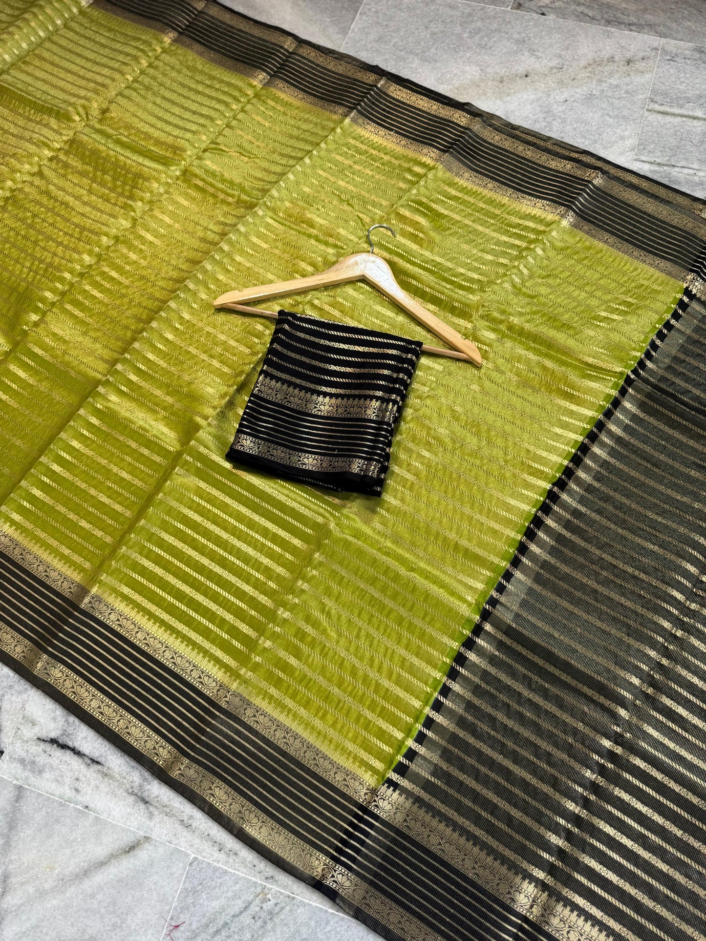 Banarasi Handloom Soft Tissue Katan Saree