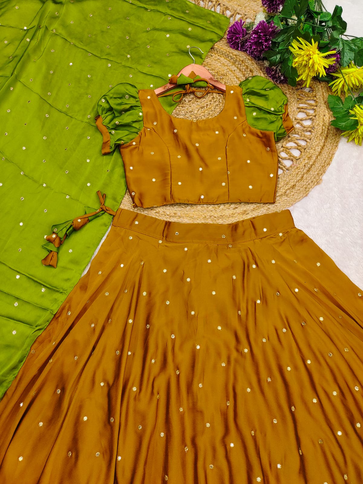 Mustard Gold - Lehenga