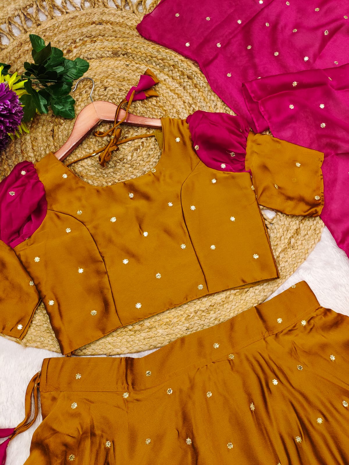Mustard Gold - Lehenga
