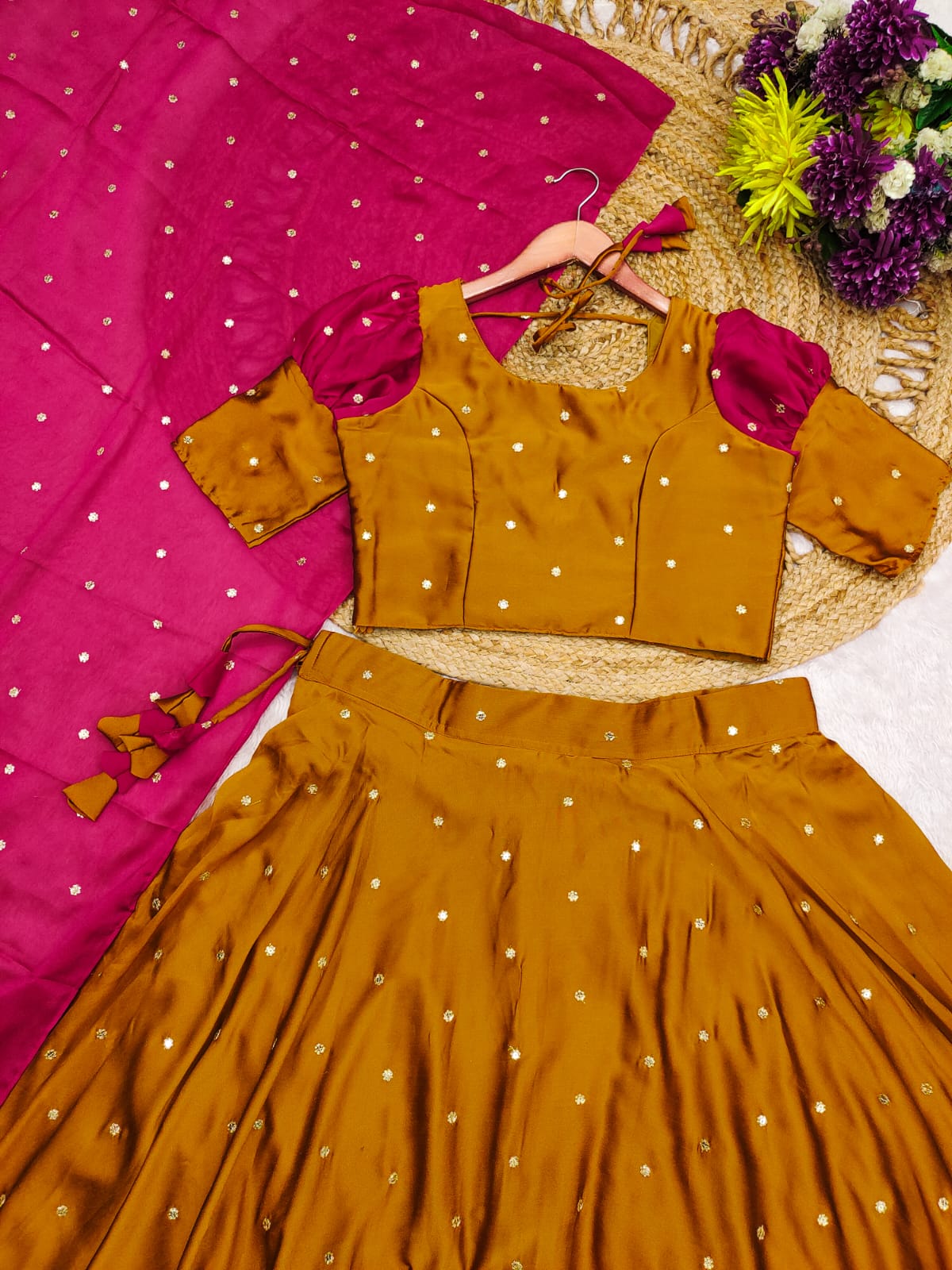 Mustard Gold - Lehenga