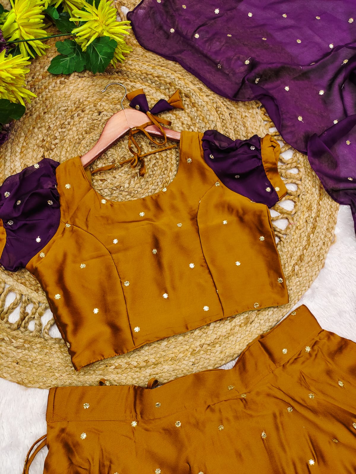 Mustard Gold - Lehenga