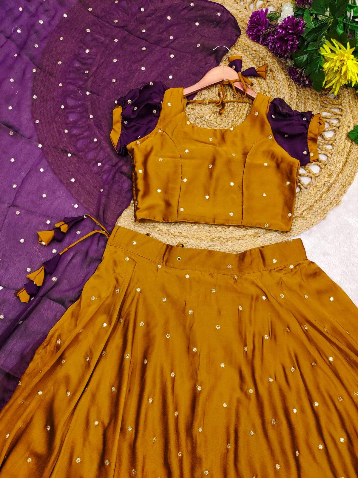 Mustard Gold - Lehenga