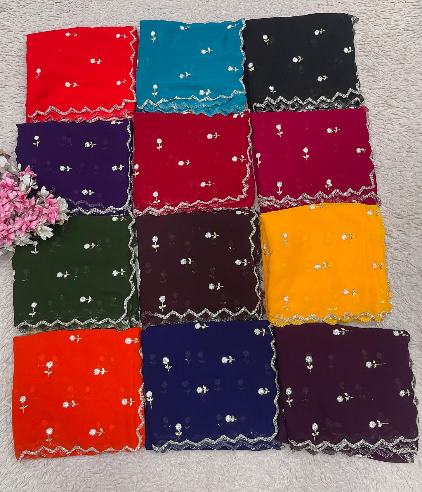 Beautiful Hand Work Saree