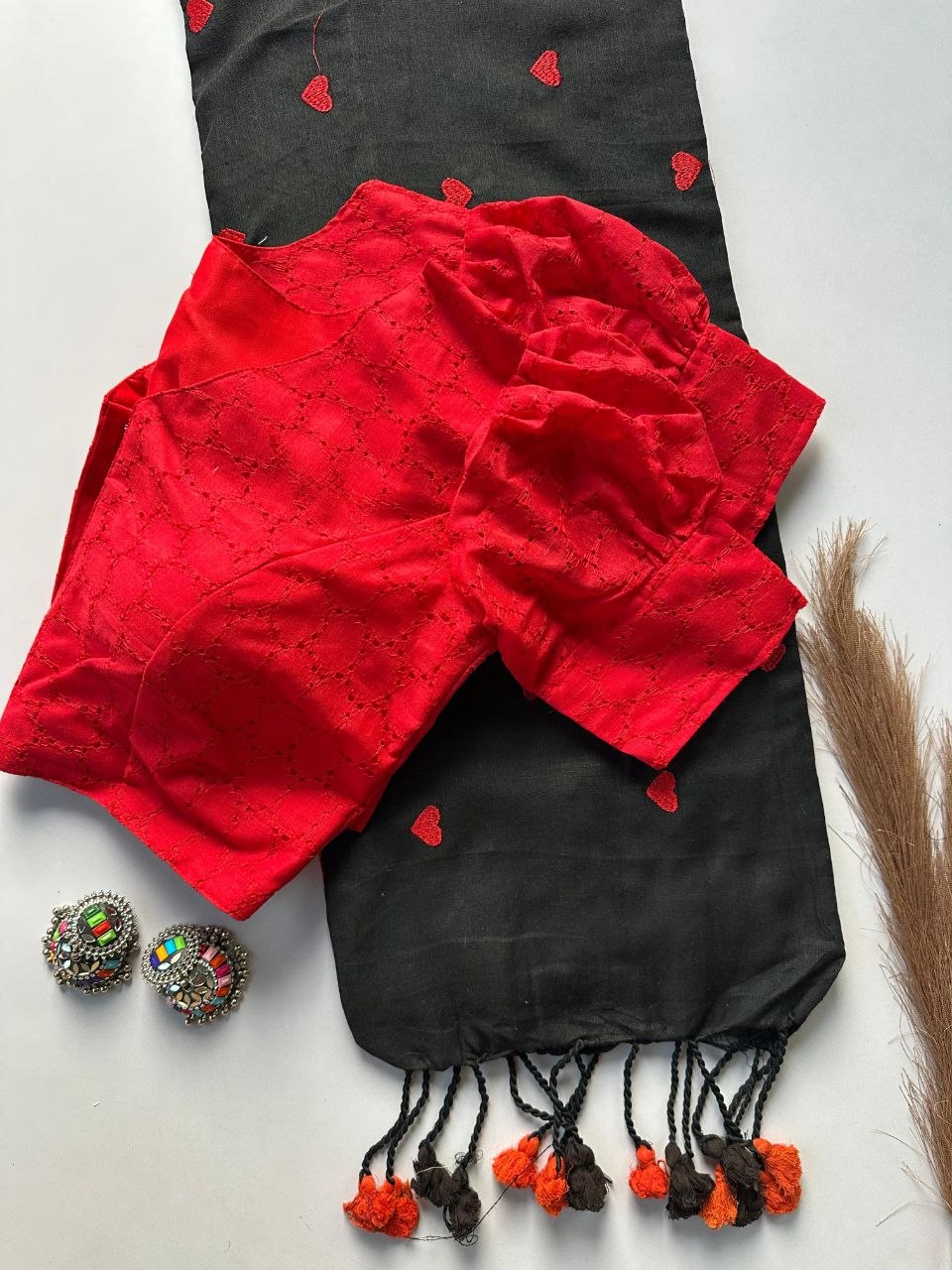 Heart Work Saree