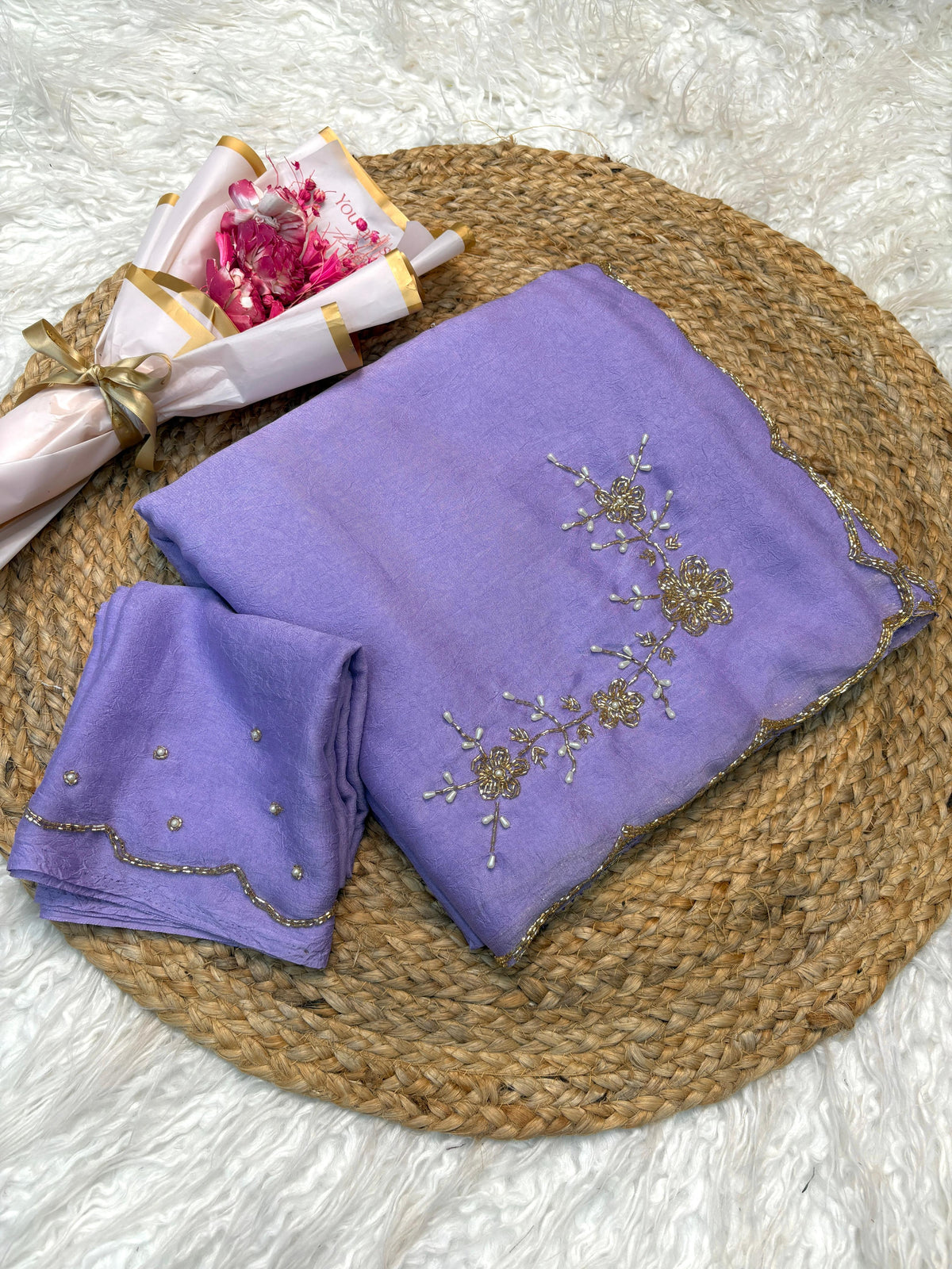 Crush Rangoli Saree