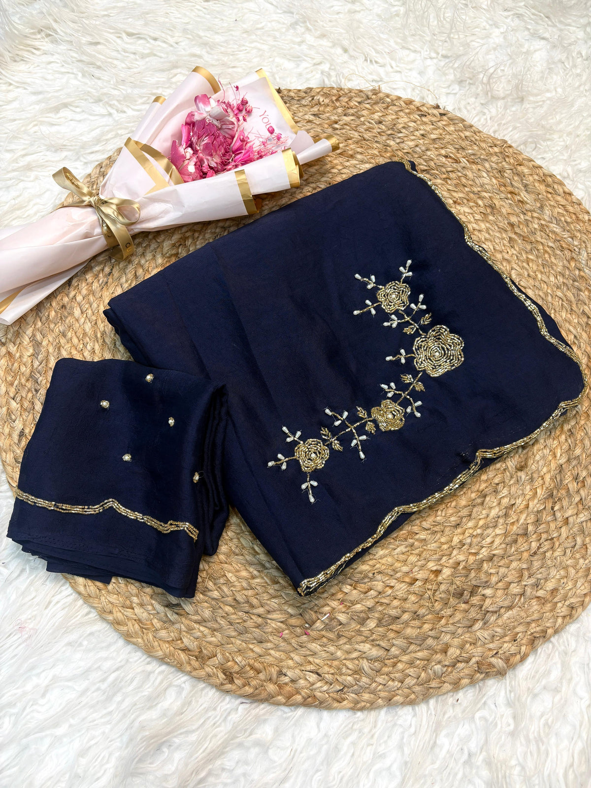 Crush Rangoli Saree