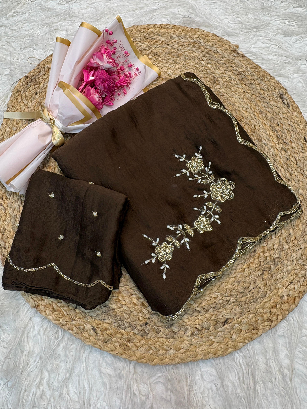 Crush Rangoli Saree