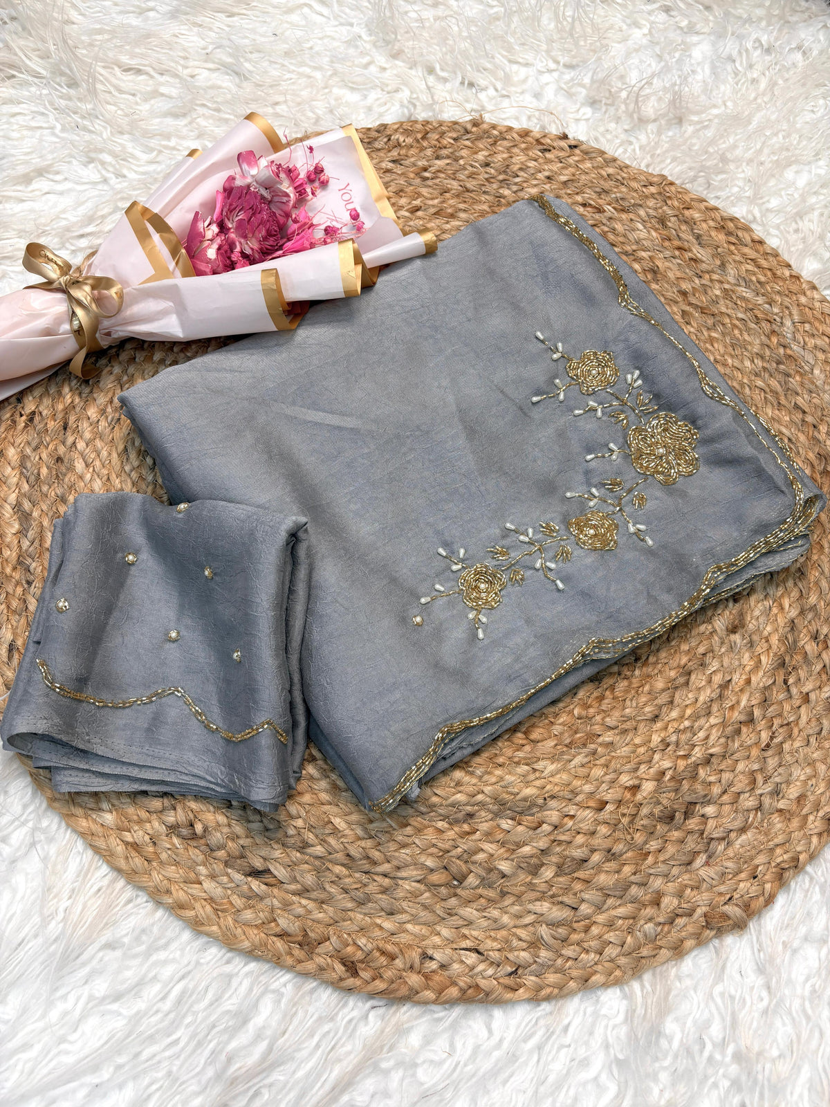 Crush Rangoli Saree
