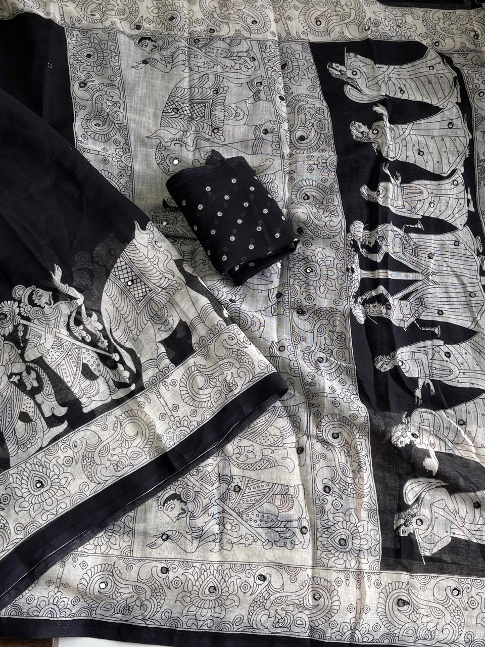 Kalamkari Printed Saree
